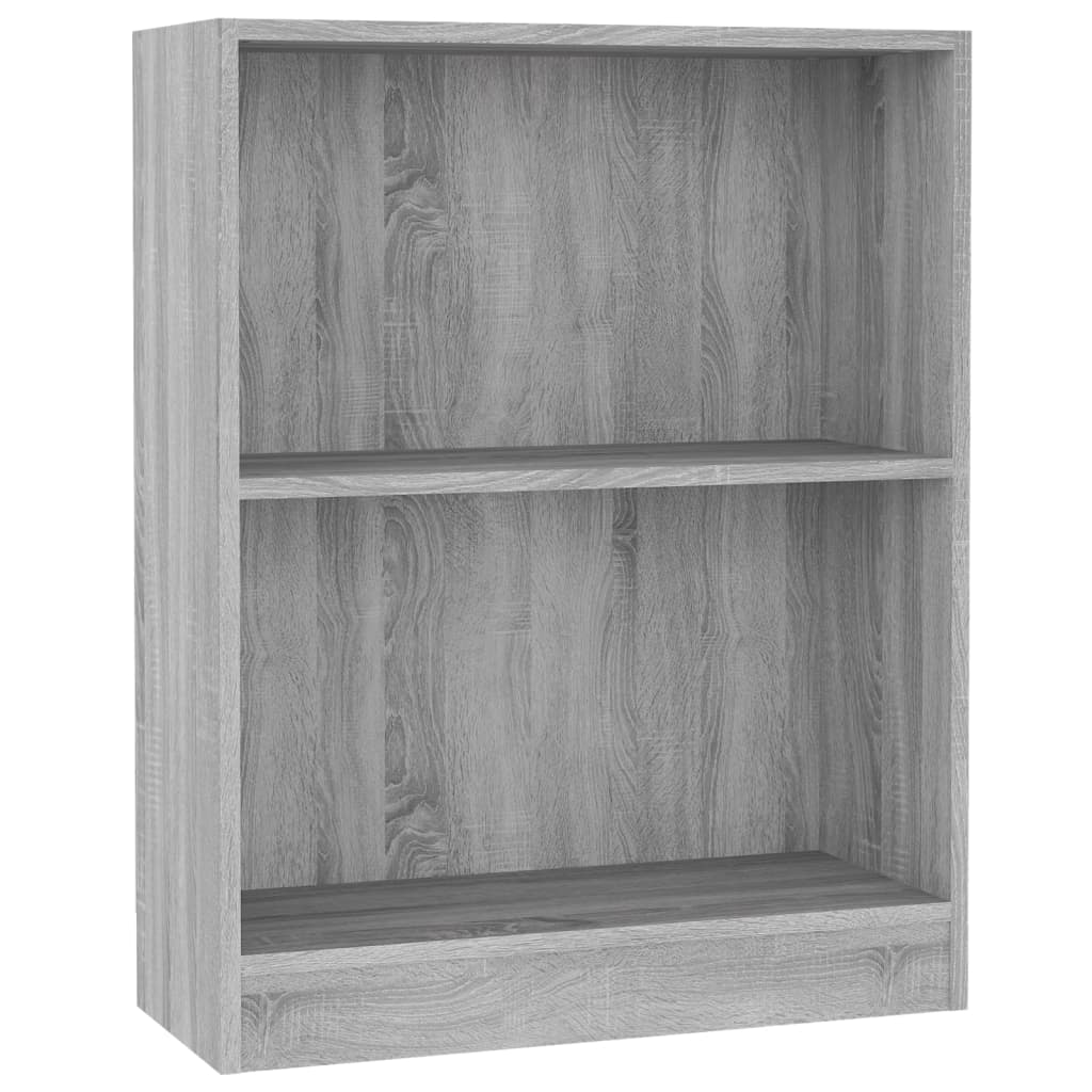 Kirjahylly harmaa Sonoma 60x24x74,5 cm tekninen puu - Sisustajankoti.fi