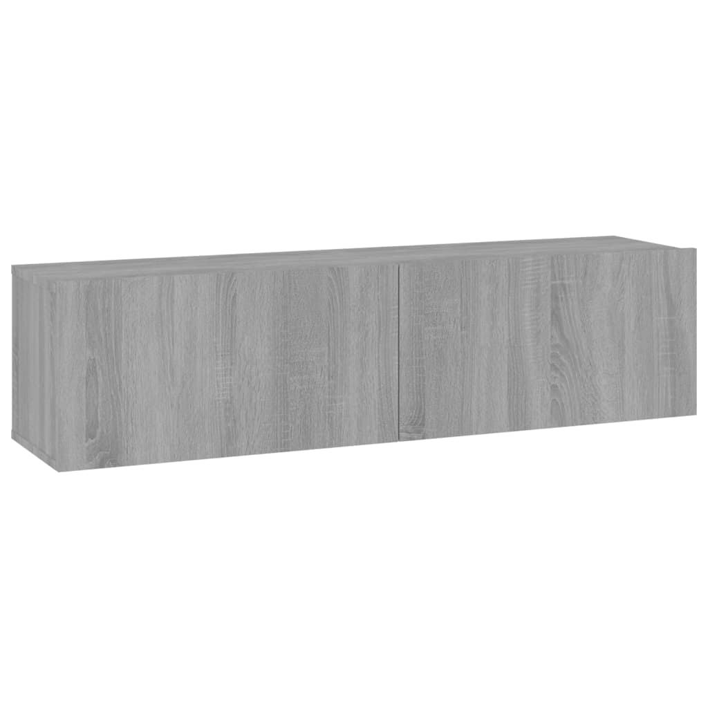 TV-seinäkaappi harmaa Sonoma 120x30x30 cm tekninen puu - Sisustajankoti.fi