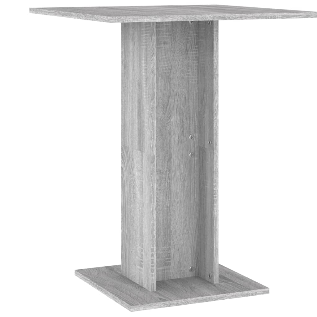 Bistropöytä harmaa Sonoma 60x60x75 cm tekninen puu - Sisustajankoti.fi
