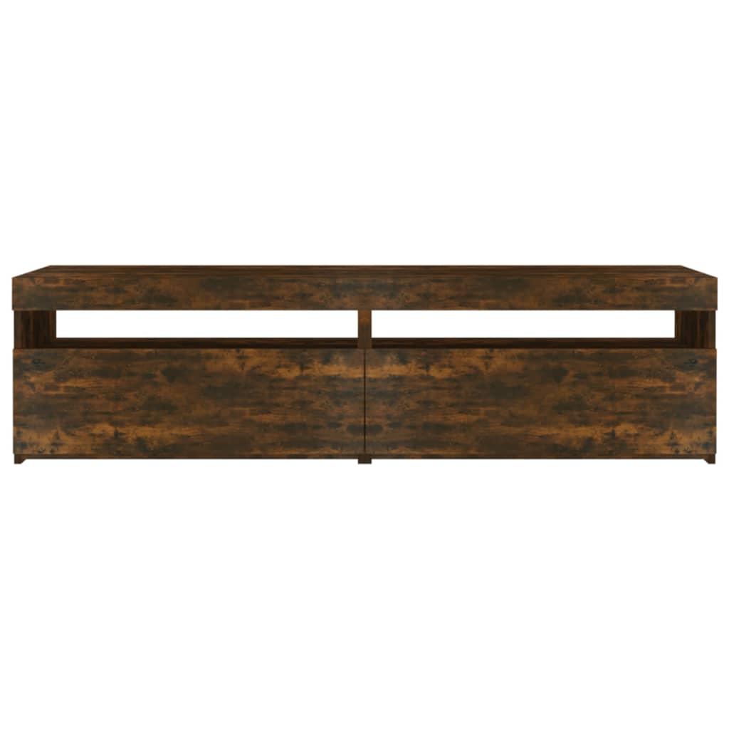 TV-taso LED-valoilla 2 kpl savutammi 75x35x40 cm - Sisustajankoti.fi