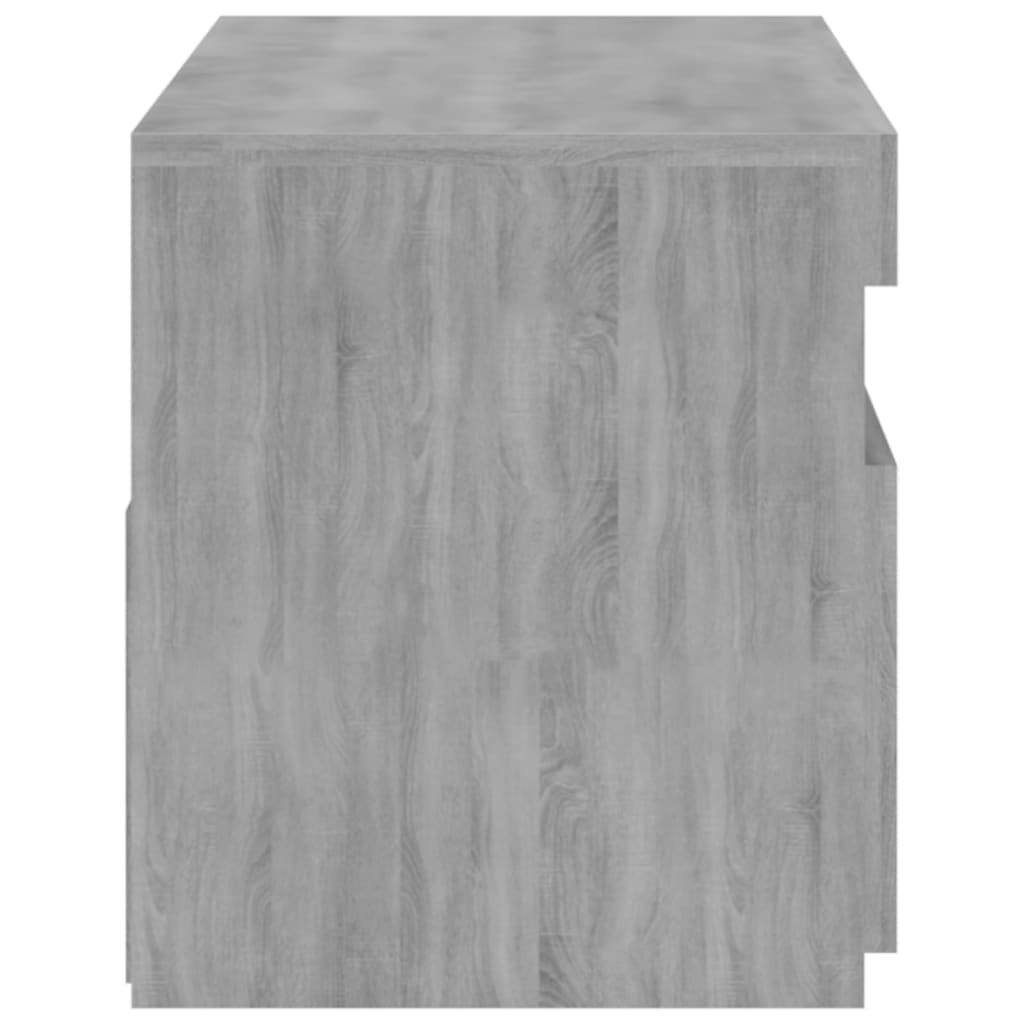 TV-taso LED-valoilla harmaa Sonoma 75x35x40 cm - Sisustajankoti.fi