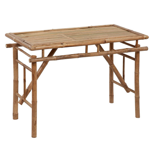 Kokoontaitettava puutarhapöytä 115x50x75 cm bambu - Sisustajankoti.fi