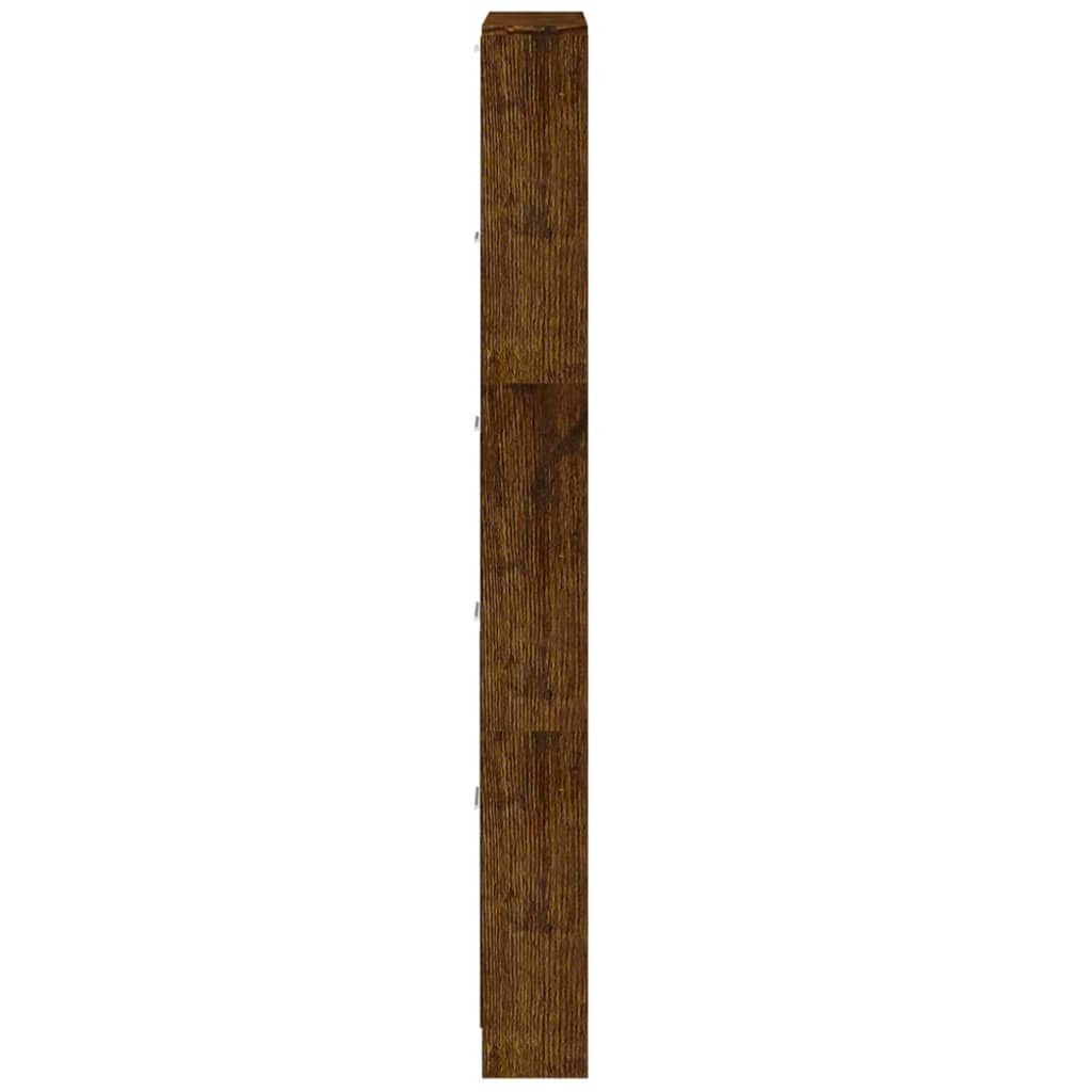 Kenkäkaappi savutammi 59x17x169 cm tekninen puu - Sisustajankoti.fi
