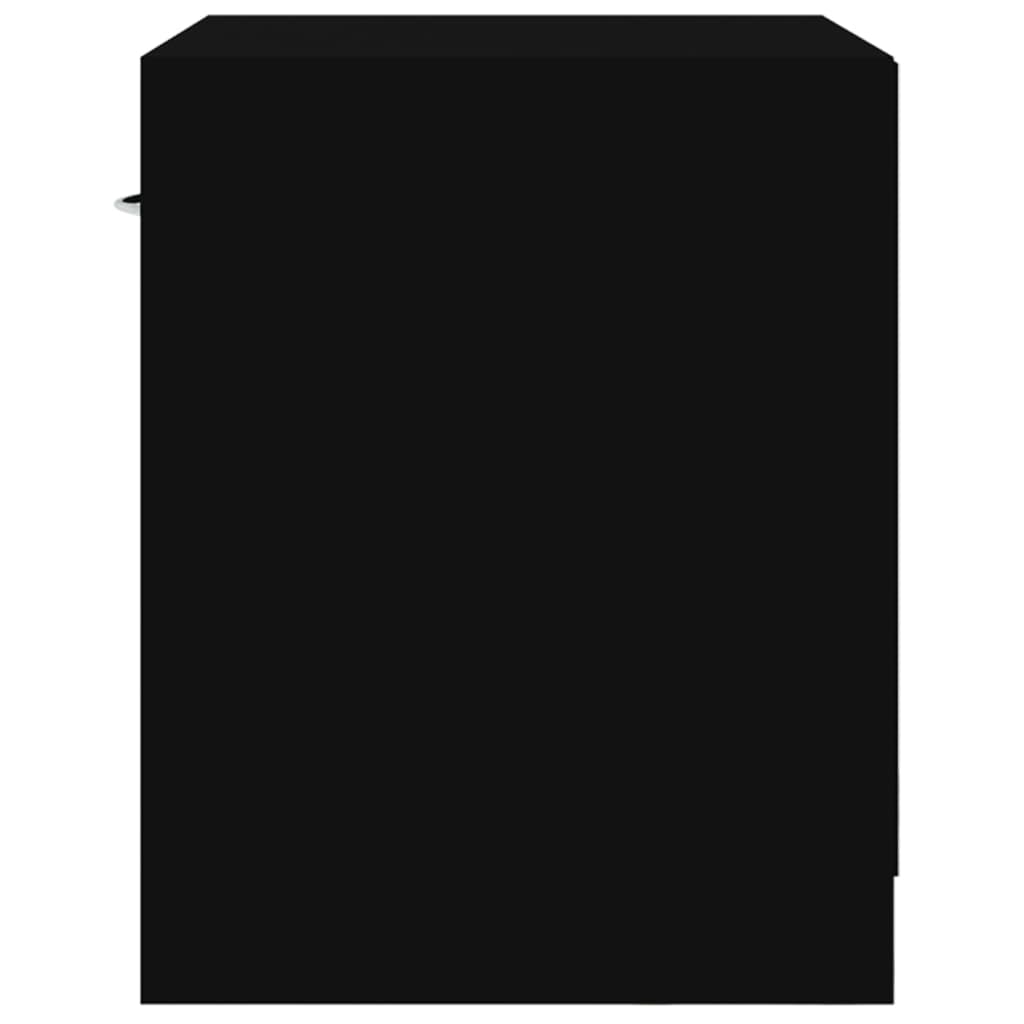 Yöpöydät 2 kpl laatikolla musta - Sisustajankoti.fi