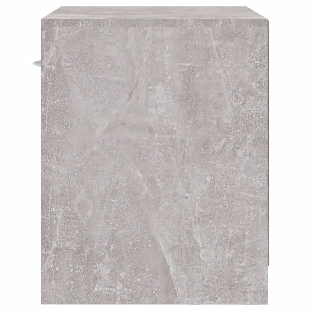 Yöpöydät laatikolla 2 kpl betoninharmaa - Sisustajankoti.fi