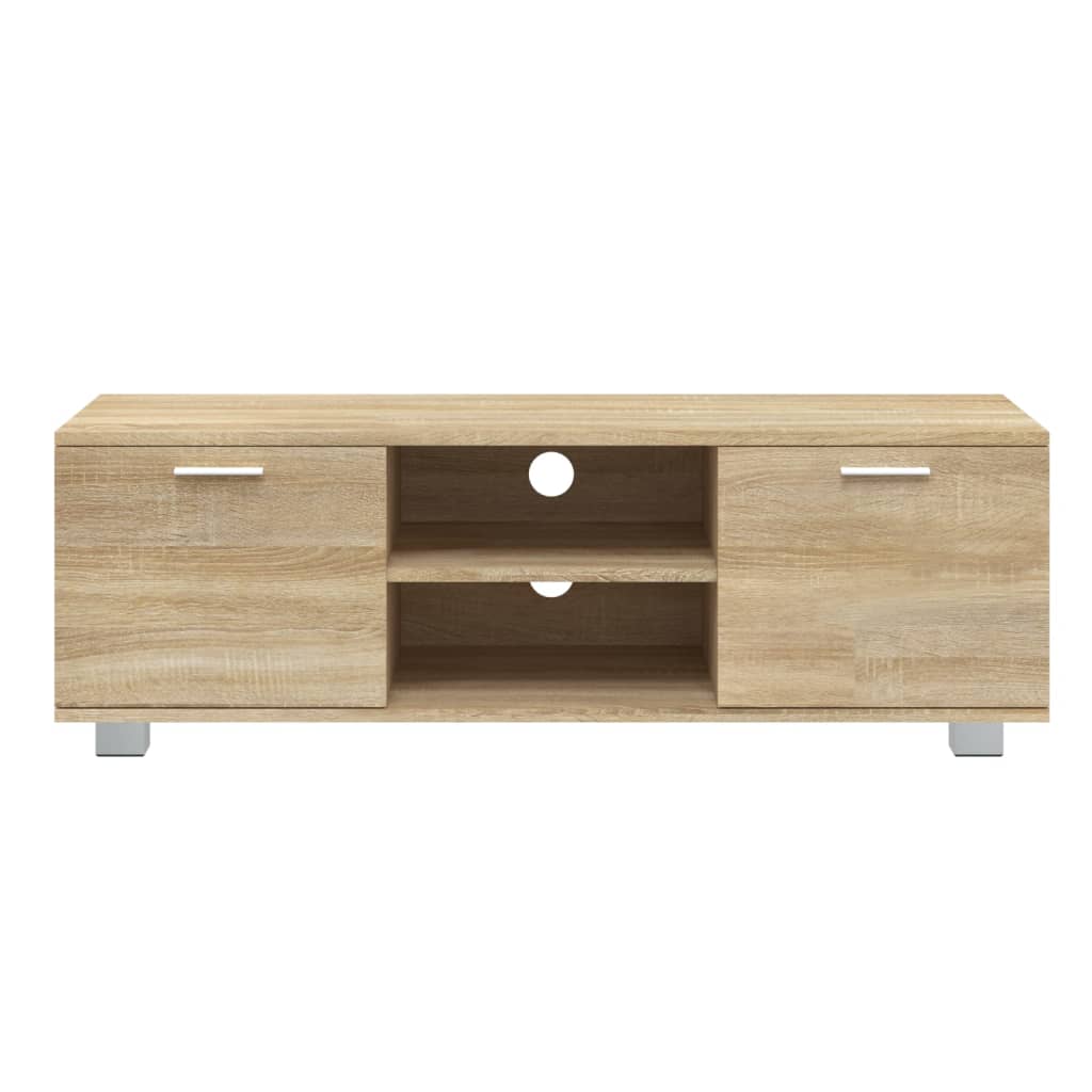 TV-taso Sonoma-tammi 120x40,5x35 cm tekninen puu - Sisustajankoti.fi