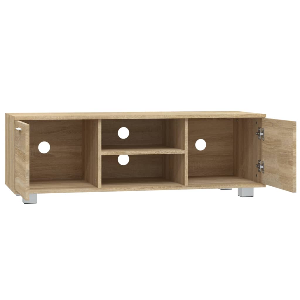 TV-taso Sonoma-tammi 120x40,5x35 cm tekninen puu - Sisustajankoti.fi