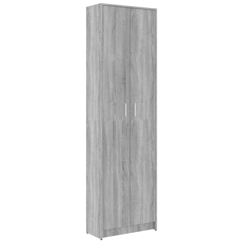 Eteisen vaatekaappi harmaa Sonoma 55x25x189 cm tekninen puu - Sisustajankoti.fi
