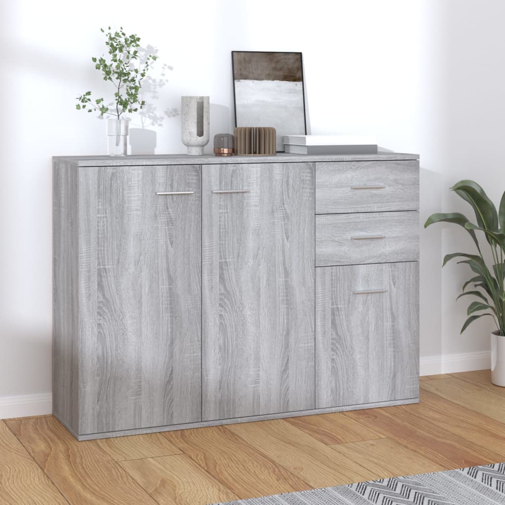 Senkki harmaa Sonoma 105x30x75 cm tekninen puu - Sisustajankoti.fi