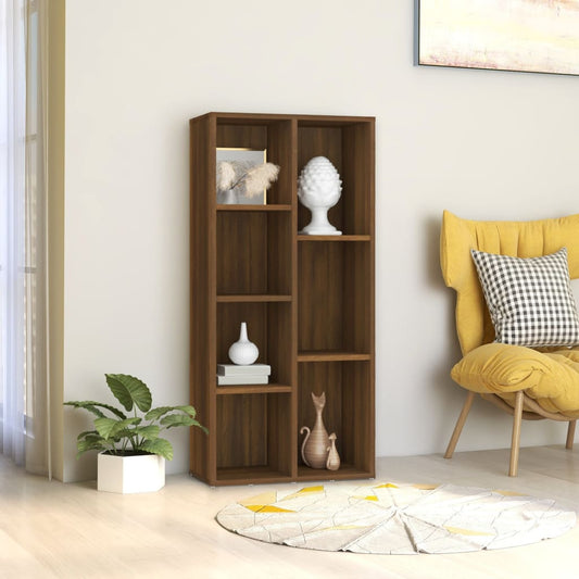 Kirjahylly ruskea tammi 50x25x106 cm - Sisustajankoti.fi