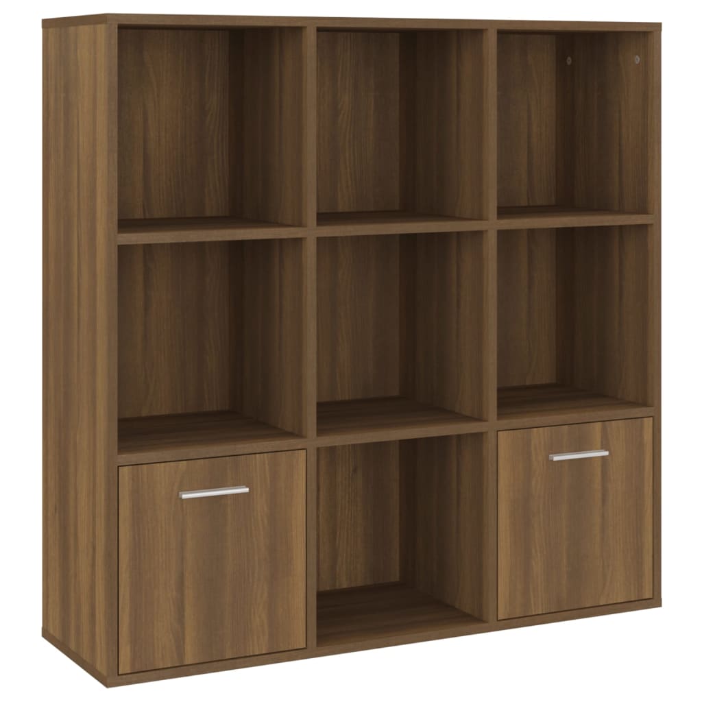 Kirjahylly ruskea tammi 98x30x98 cm - Sisustajankoti.fi