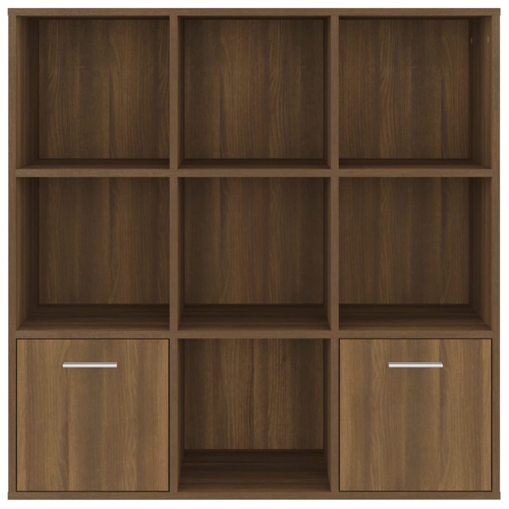 Kirjahylly ruskea tammi 98x30x98 cm - Sisustajankoti.fi