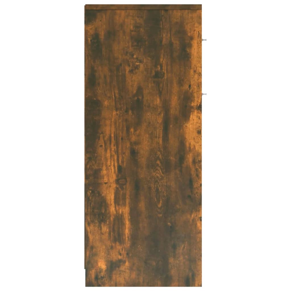 Kylpyhuoneen kaappi savutammi 60x33x80 cm tekninen puu - Sisustajankoti.fi