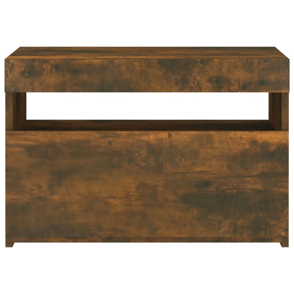TV-taso LED-valoilla savutammi 60x35x40 cm - Sisustajankoti.fi