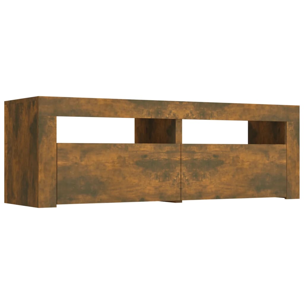 TV-taso LED-valoilla savutammi 120x35x40 cm - Sisustajankoti.fi