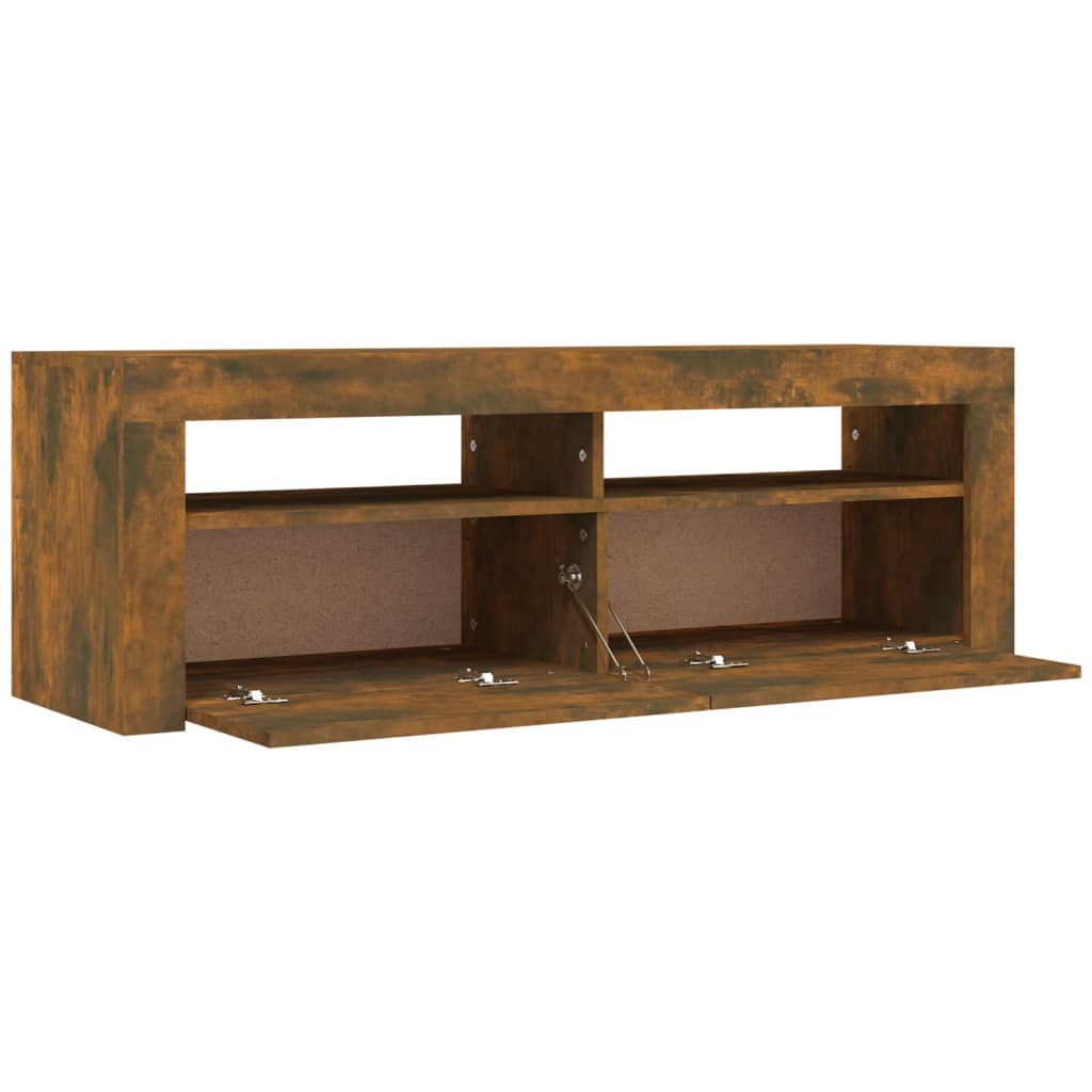 TV-taso LED-valoilla savutammi 120x35x40 cm - Sisustajankoti.fi