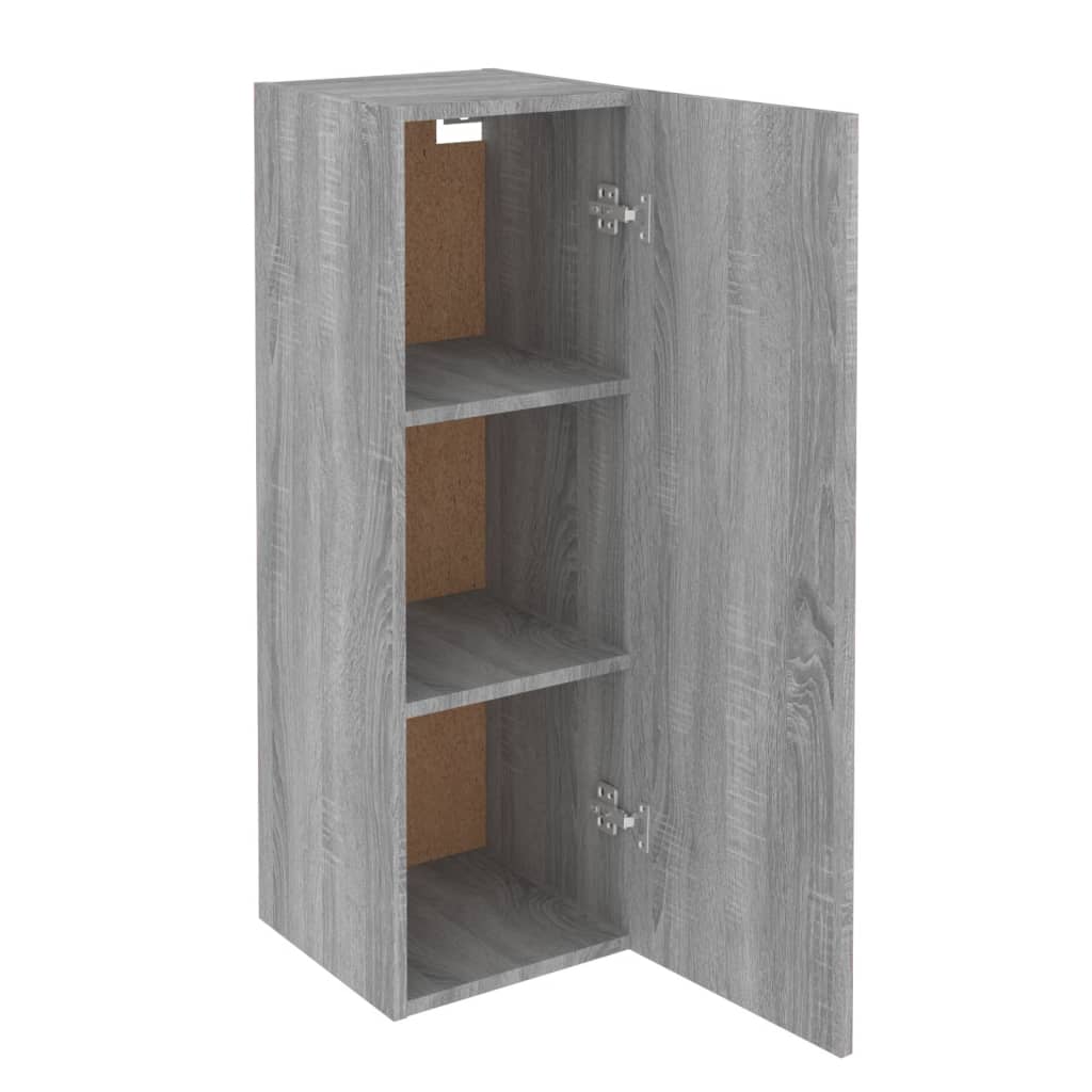 TV-taso harmaa Sonoma 30,5x30x90 cm tekninen puu - Sisustajankoti.fi