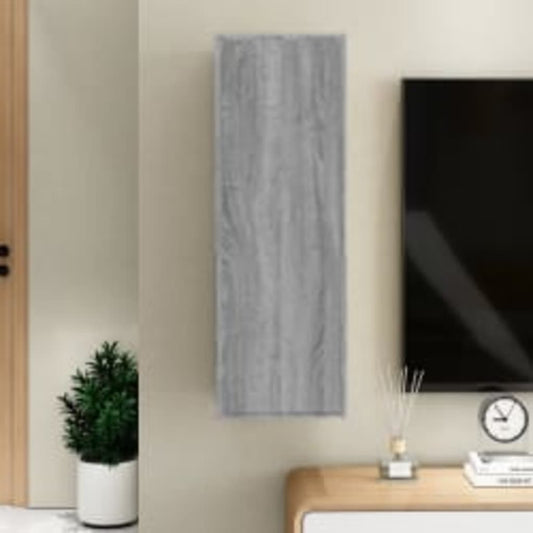 TV-taso harmaa Sonoma 30,5x30x90 cm tekninen puu - Sisustajankoti.fi