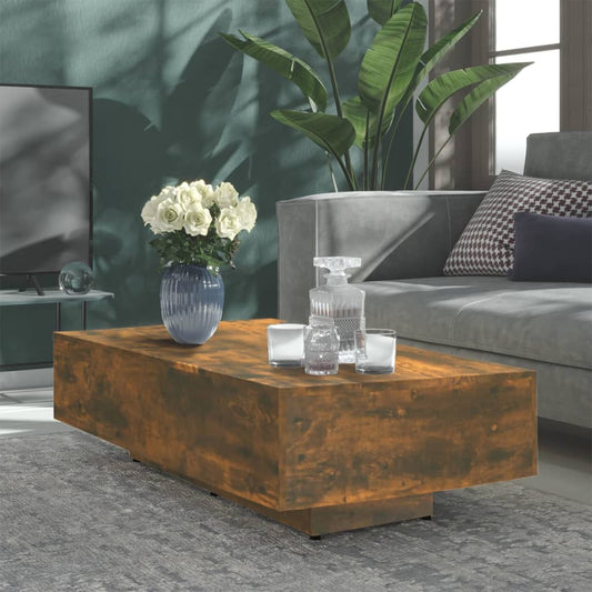 Sohvapöytä savutammi 115x60x31 cm tekninen puu - Sisustajankoti.fi