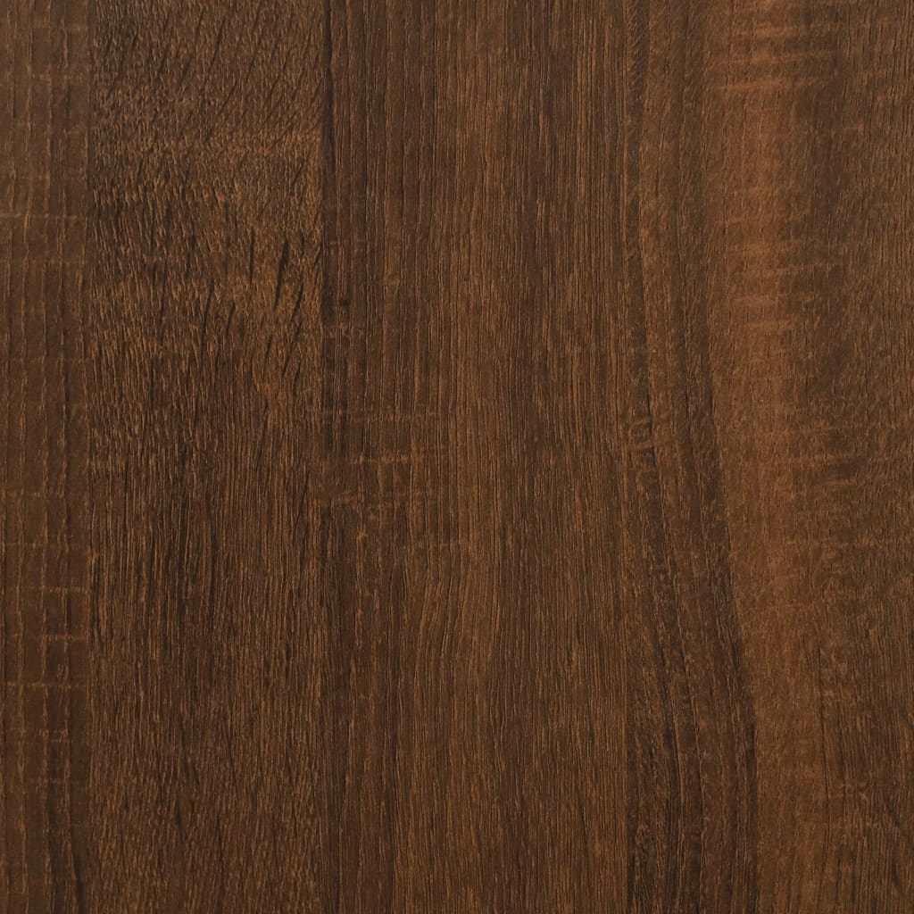 Seinähyllyt 2 kpl ruskea tammi 100x15x20 cm tekninen puu - Sisustajankoti.fi