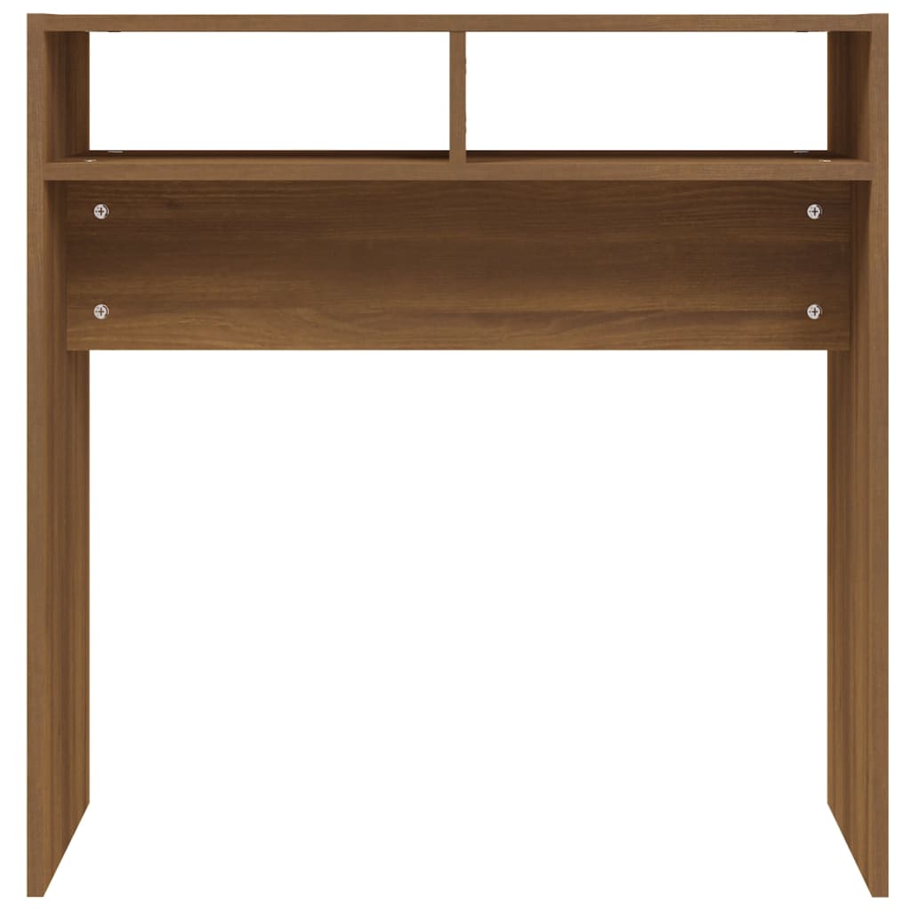 Konsolipöytä ruskea tammi 78x30x80 cm tekninen puu - Sisustajankoti.fi