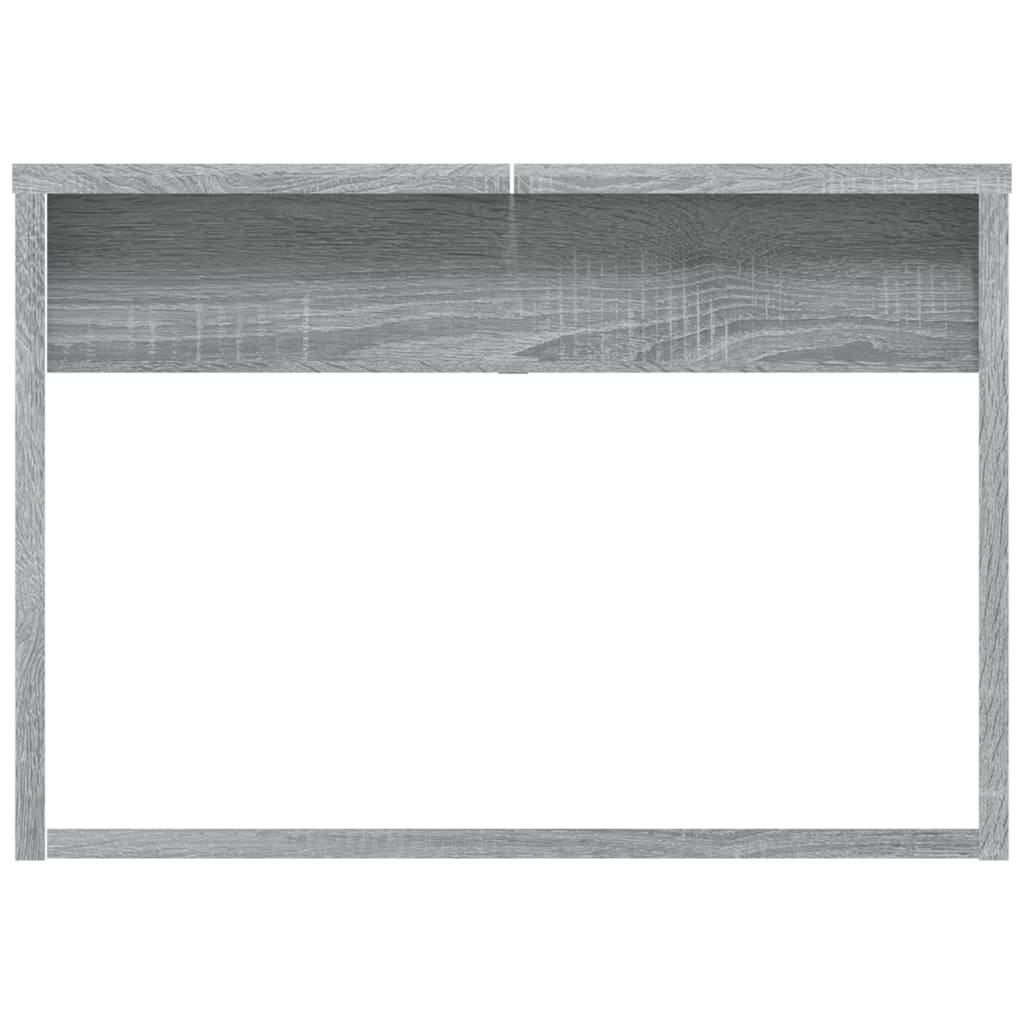 Sohvapöytä harmaa Sonoma 110x50x35 cm tekninen puu - Sisustajankoti.fi