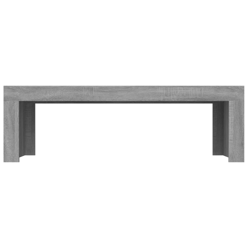 Sohvapöytä harmaa Sonoma 110x50x35 cm tekninen puu - Sisustajankoti.fi