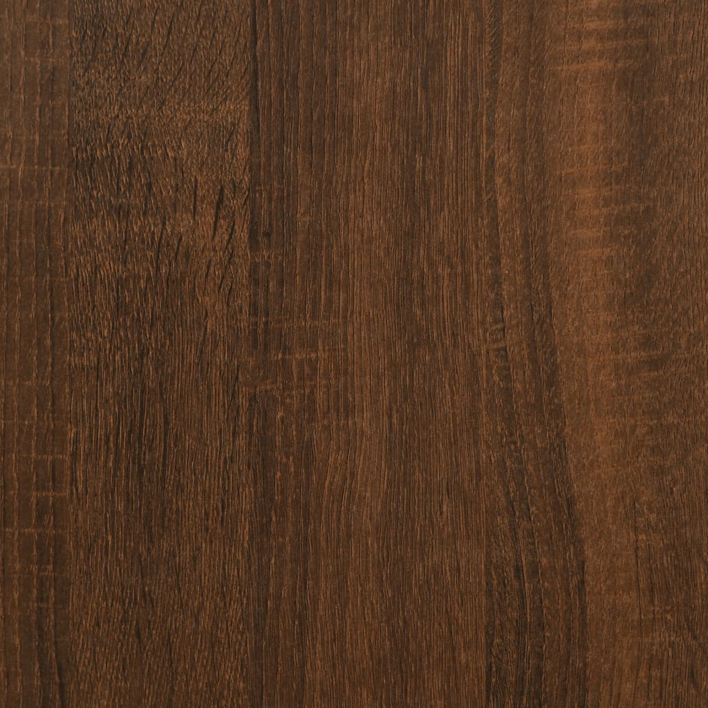 Kirjahylly ruskea tammi 48x25,5x140 cm tekninen puu - Sisustajankoti.fi
