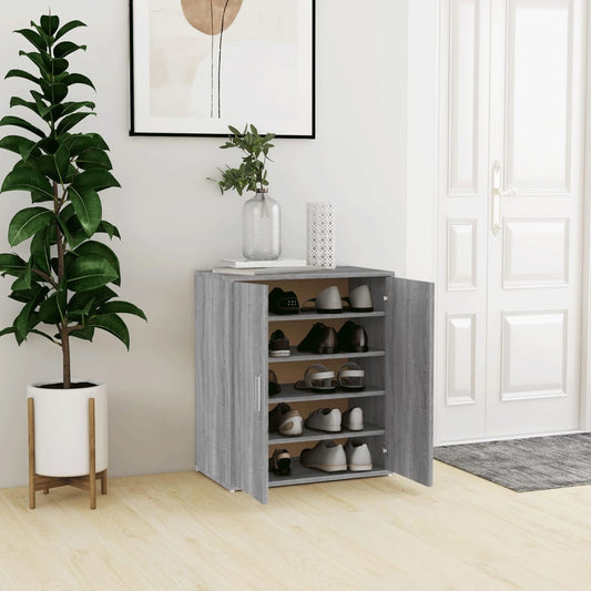 Kenkäteline harmaa Sonoma 60x35x70 cm tekninen puu - Sisustajankoti.fi