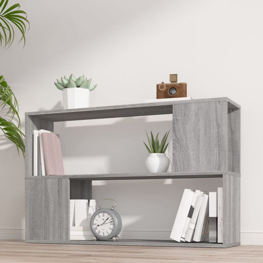 Kirjahylly harmaa Sonoma 100x24x63 cm tekninen puu - Sisustajankoti.fi
