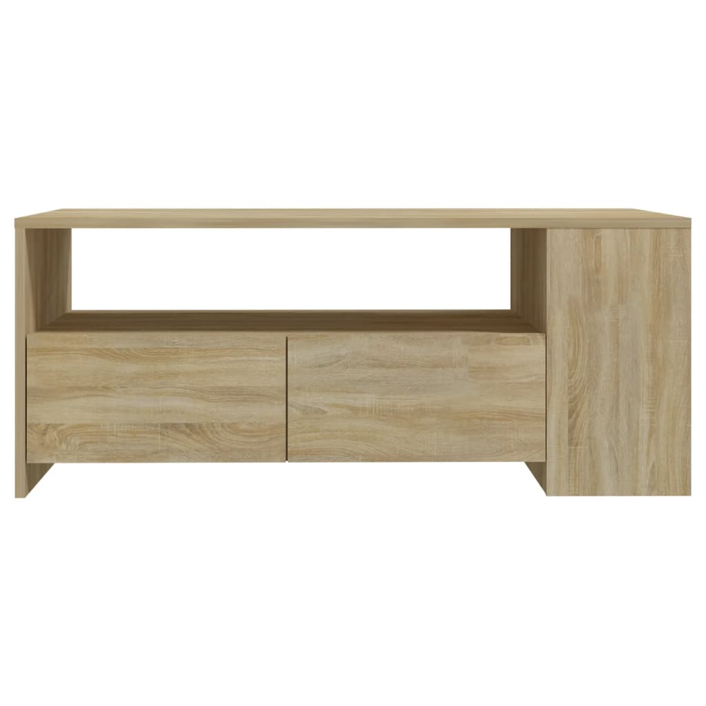 Sohvapöytä Sonoma-tammi 102x55x42 cm tekninen puu - Sisustajankoti.fi