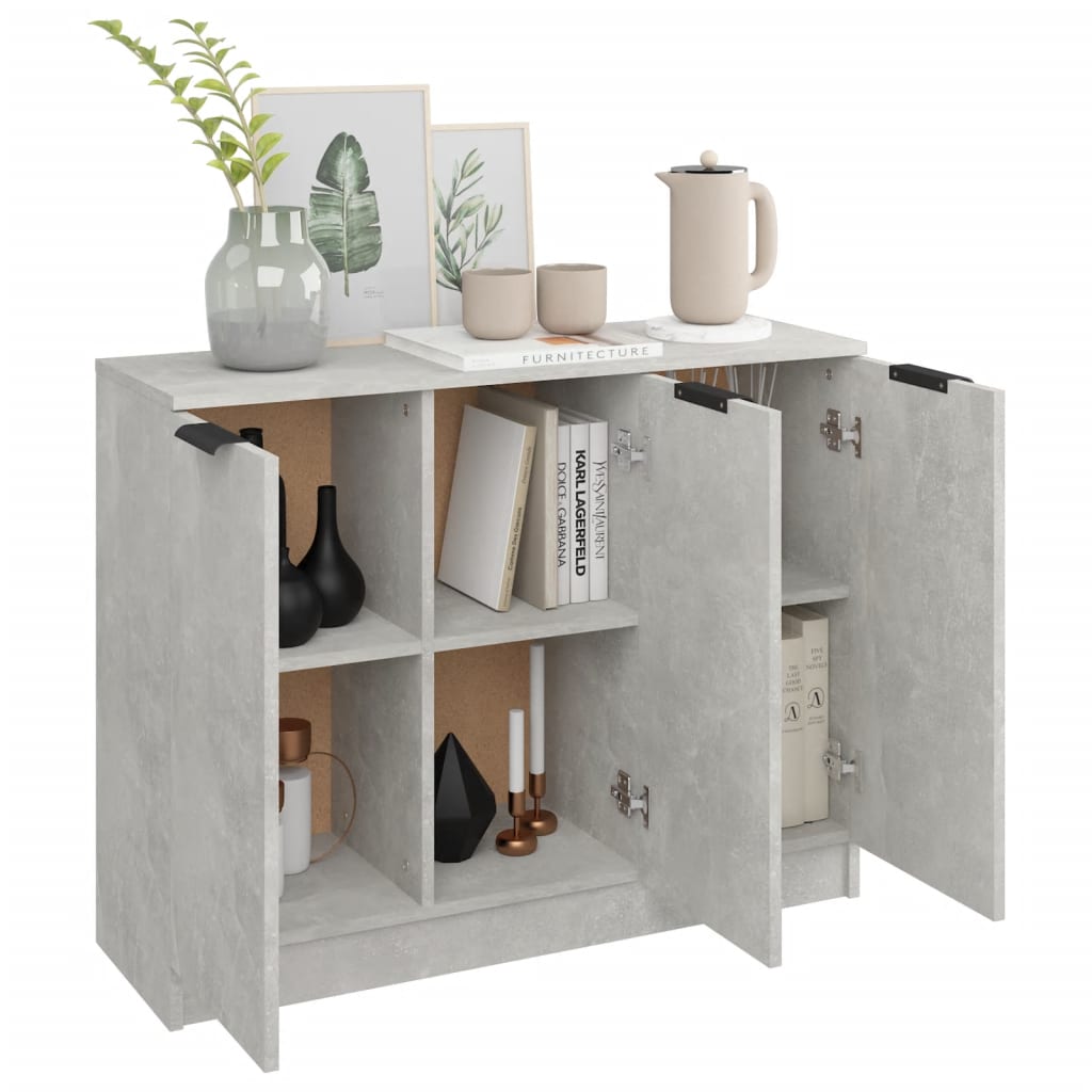 Senkki betoninharmaa 90,5x30x70 cm tekninen puu - Sisustajankoti.fi