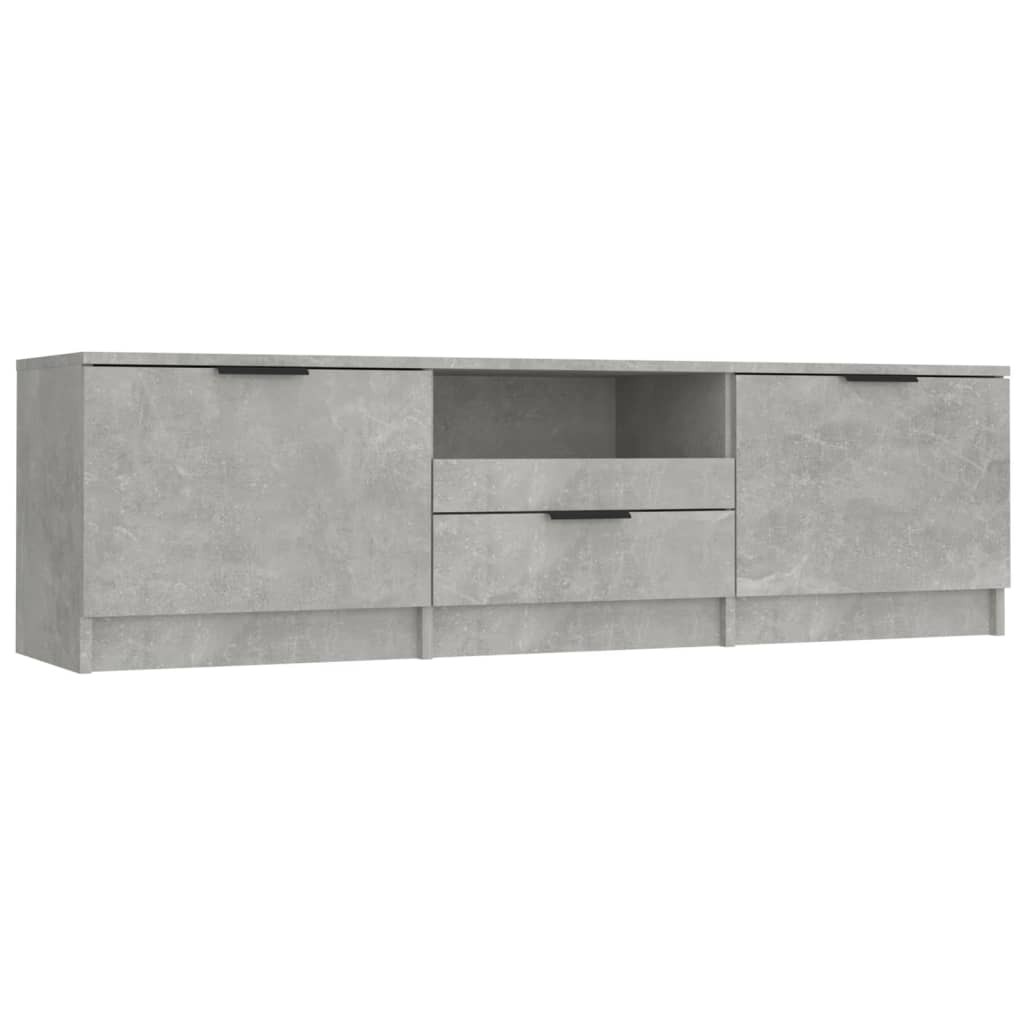 TV-taso betoninharmaa 140x35x40 cm tekninen puu - Sisustajankoti.fi