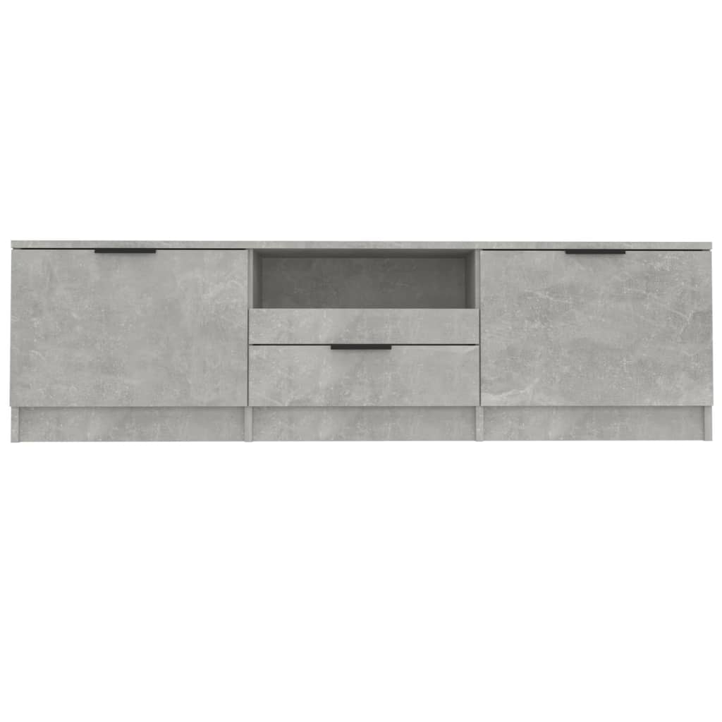 TV-taso betoninharmaa 140x35x40 cm tekninen puu - Sisustajankoti.fi