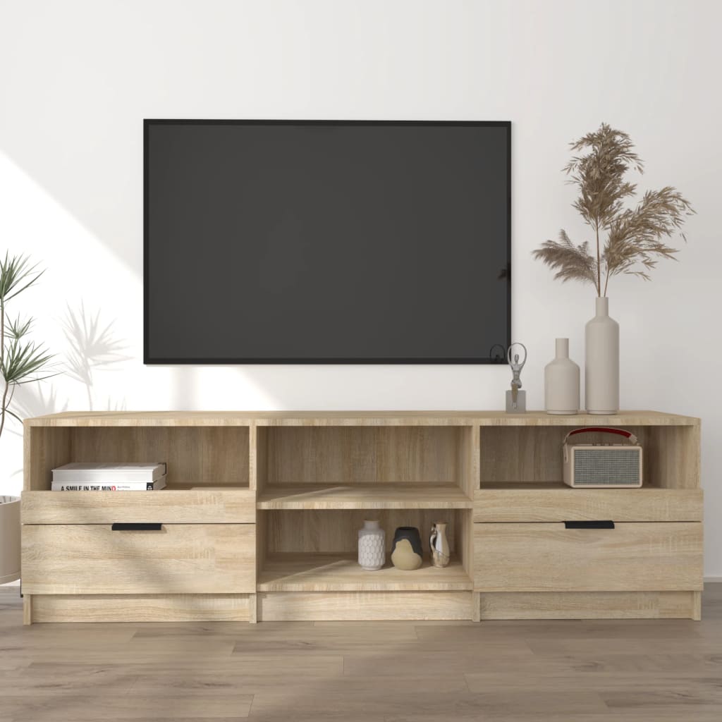 TV-taso Sonoma-tammi 150x33,5x45 cm tekninen puu - Sisustajankoti.fi
