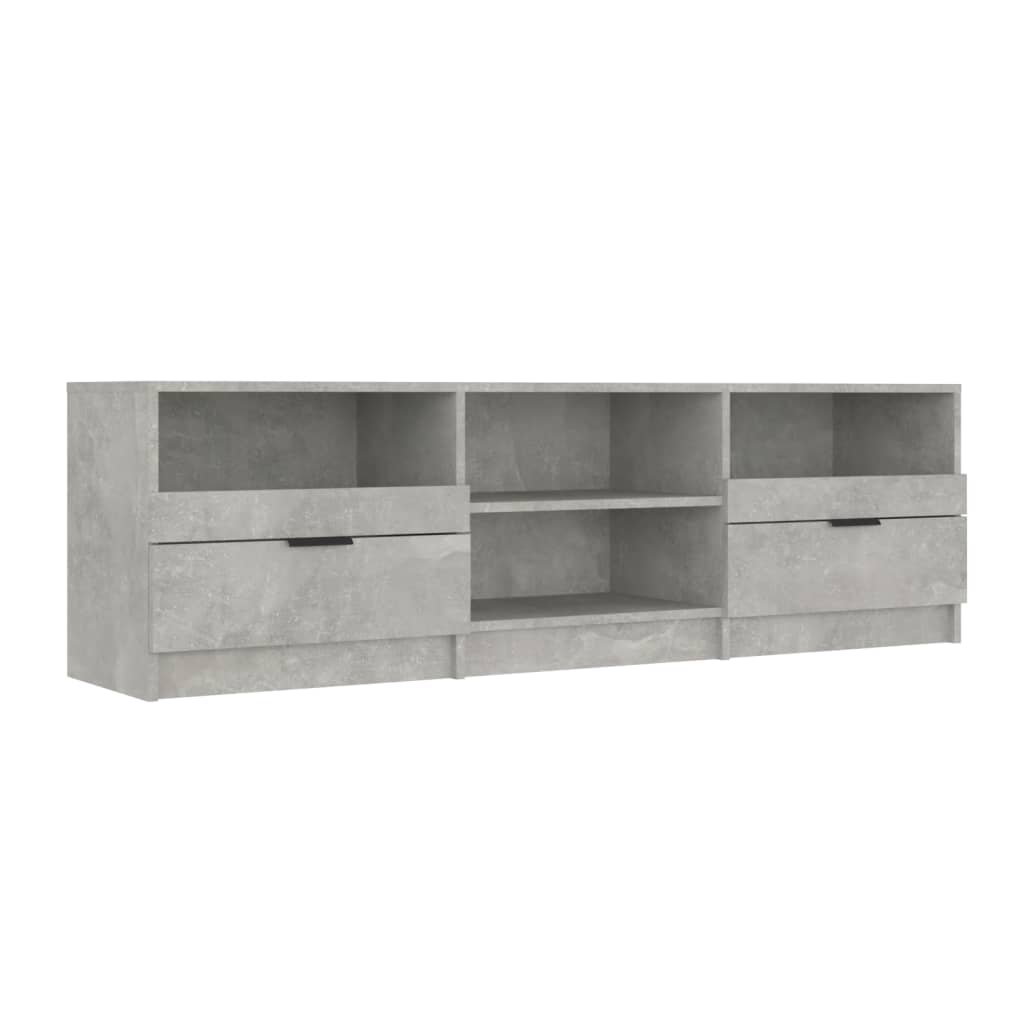TV-taso betoninharmaa 150x33,5x45 cm tekninen puu - Sisustajankoti.fi