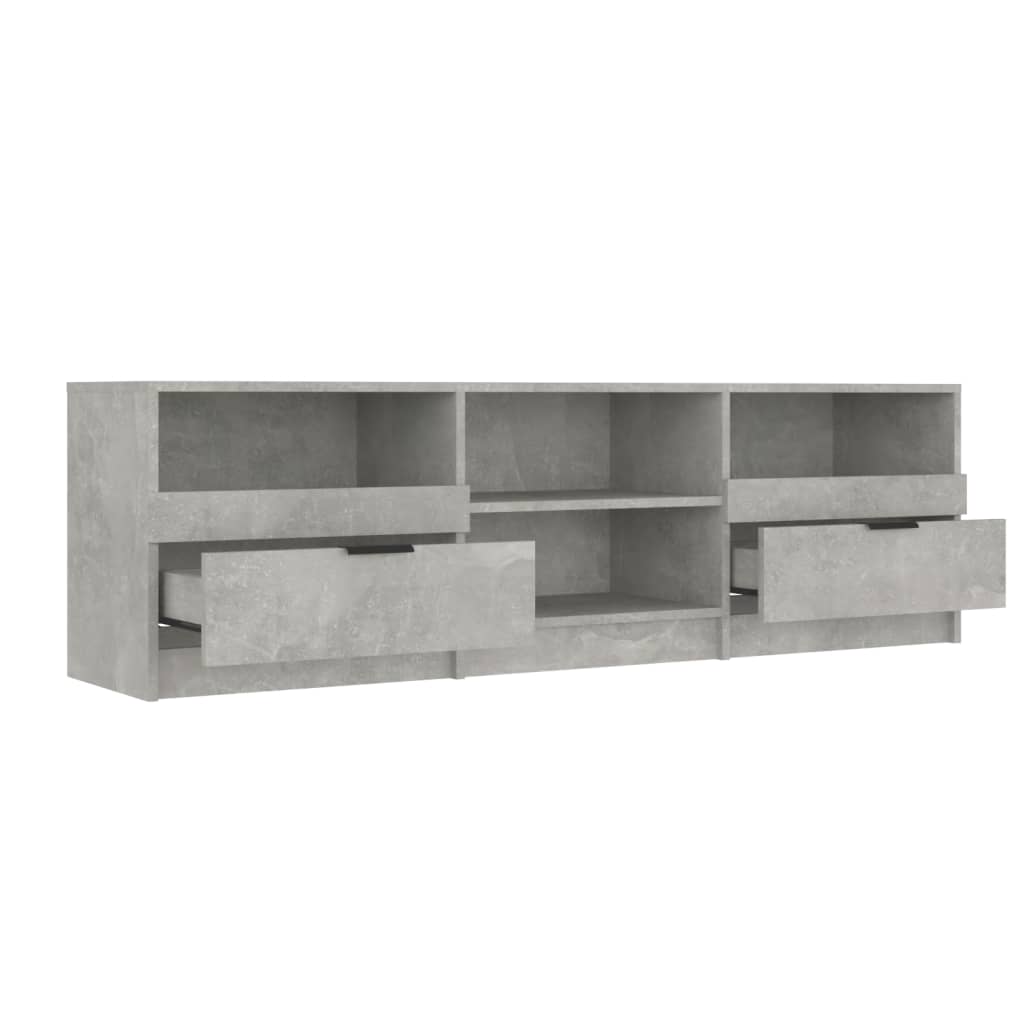 TV-taso betoninharmaa 150x33,5x45 cm tekninen puu - Sisustajankoti.fi