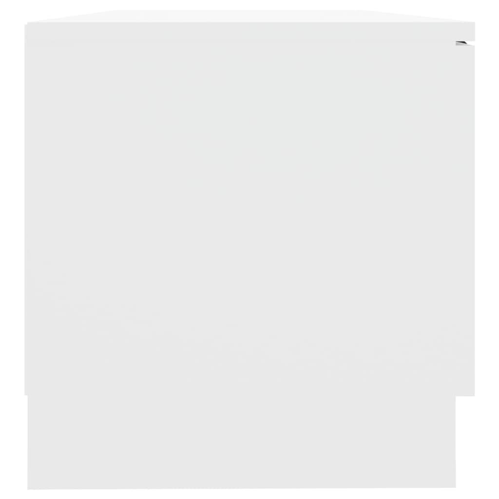 TV-tasot 2 kpl valkoinen 80x35x36,5 cm tekninen puu - Sisustajankoti.fi