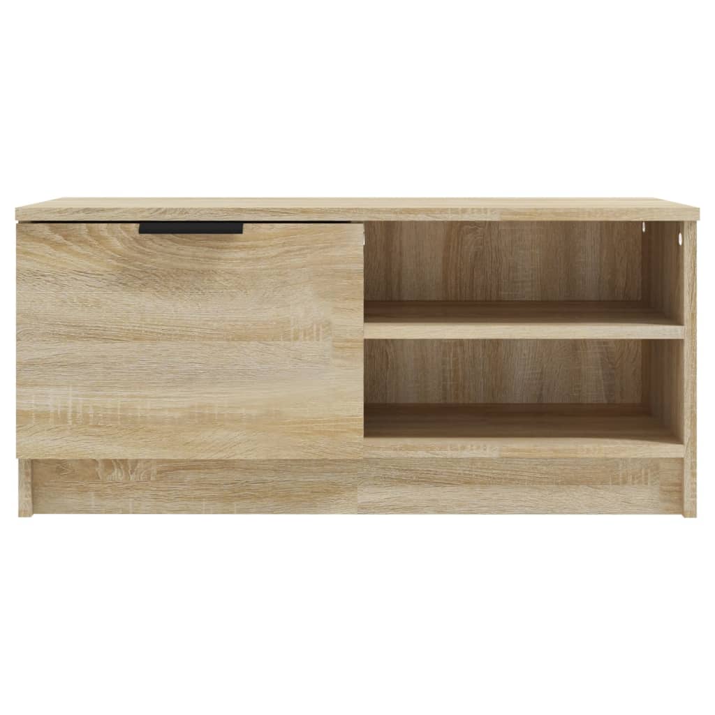 TV-tasot 2 kpl Sonoma-tammi 80x35x36,5 cm tekninen puu - Sisustajankoti.fi