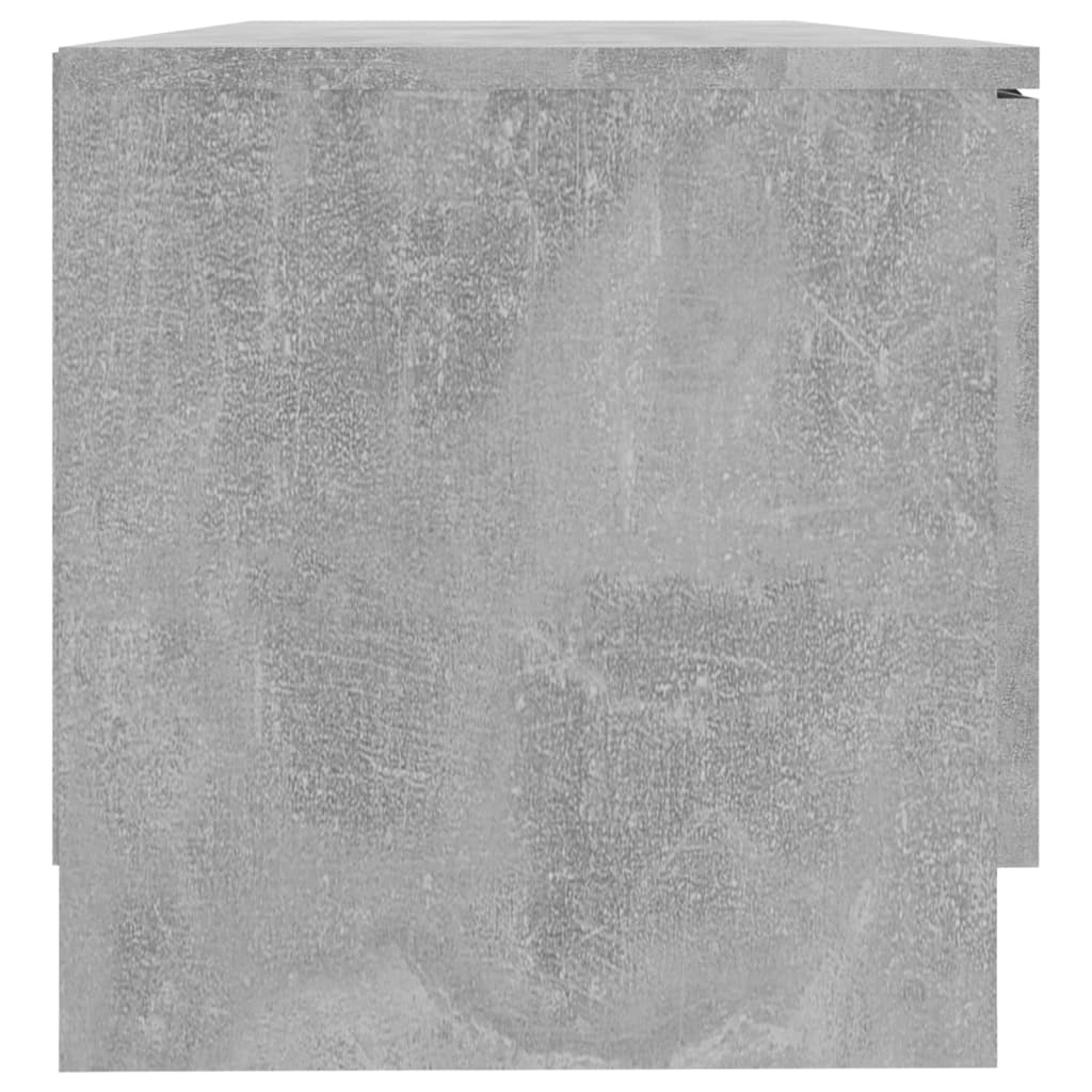 TV-taso betoninharmaa 80x35x36,5 cm tekninen puu - Sisustajankoti.fi