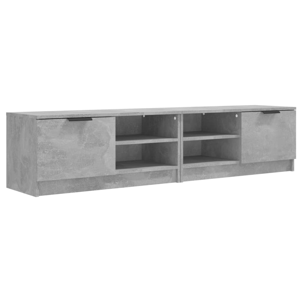 TV-tasot 2 kpl betoninharmaa 80x35x36,5 cm tekninen puu - Sisustajankoti.fi