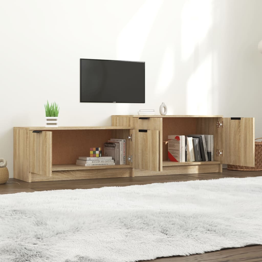 TV-taso Sonoma-tammi 158,5x36x45 cm tekninen puu - Sisustajankoti.fi