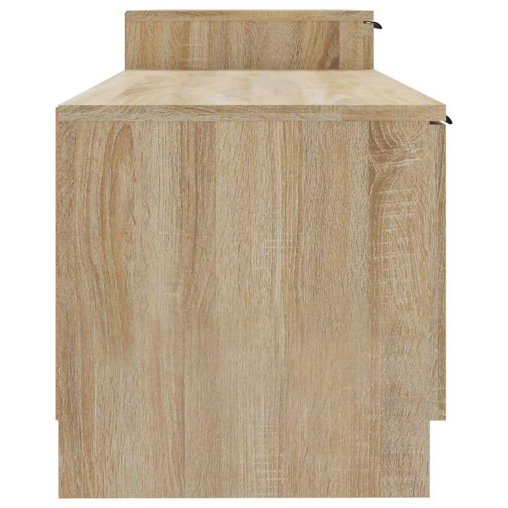 TV-taso Sonoma-tammi 158,5x36x45 cm tekninen puu - Sisustajankoti.fi