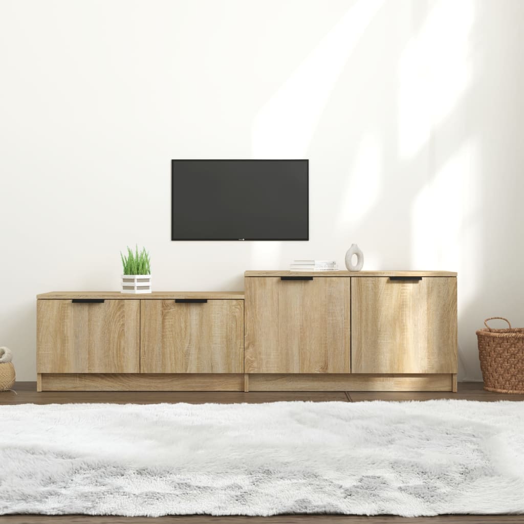 TV-taso Sonoma-tammi 158,5x36x45 cm tekninen puu - Sisustajankoti.fi