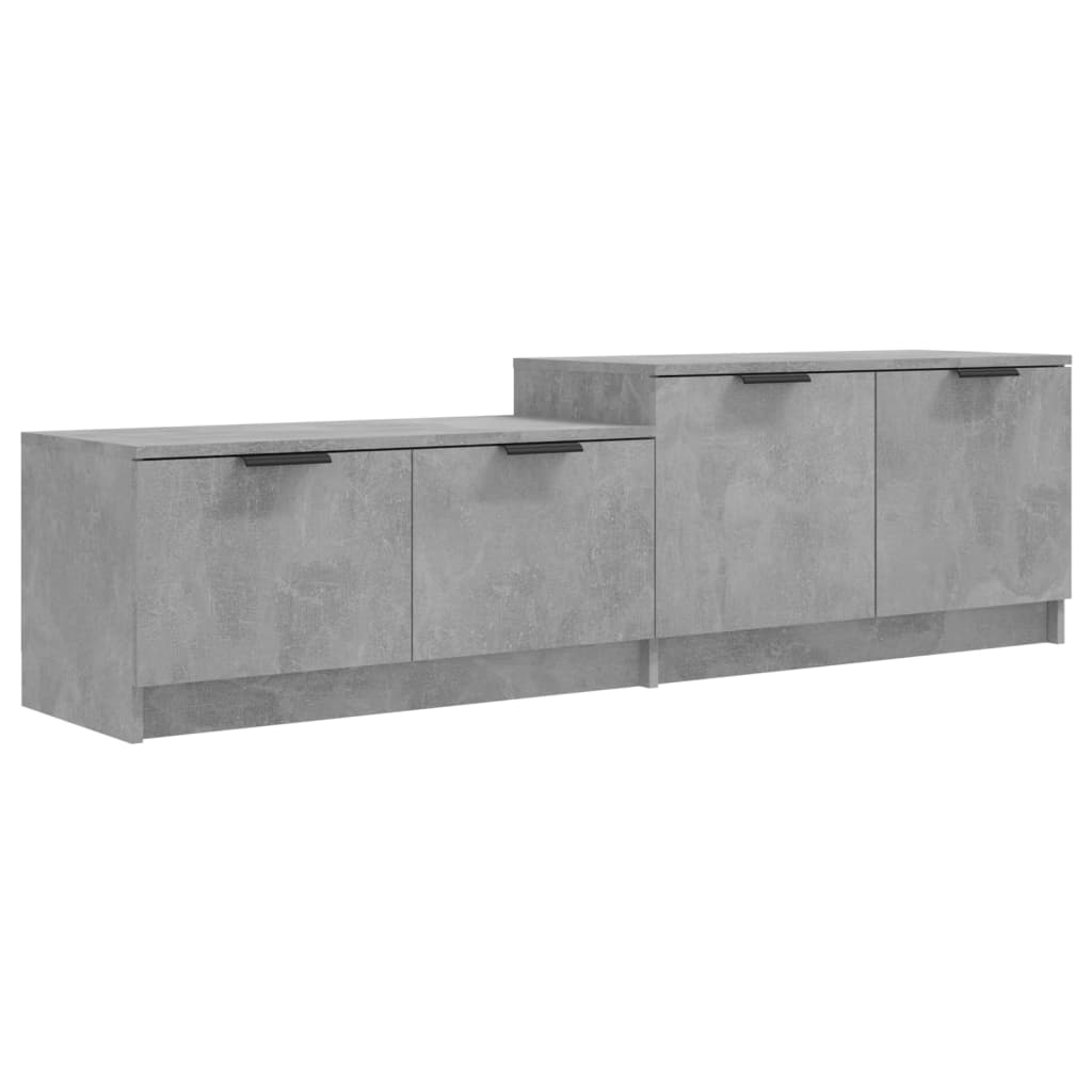 TV-taso betoninharmaa 158,5x36x45 cm tekninen puu - Sisustajankoti.fi