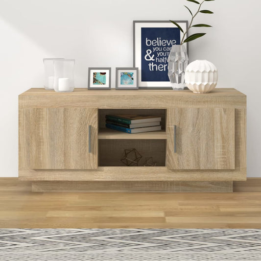 TV-taso Sonoma-tammi 102x35x45 cm tekninen puu - Sisustajankoti.fi