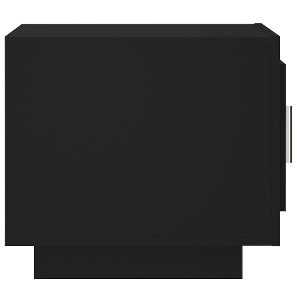 Sohvapöytä musta 51x50x45 cm tekninen puu - Sisustajankoti.fi