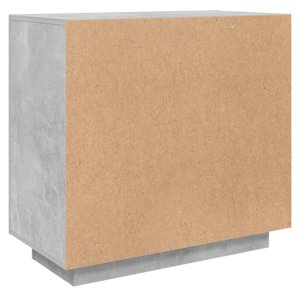 Senkki betoninharmaa 80x40x75 cm tekninen puu - Sisustajankoti.fi