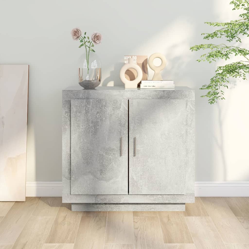 Senkki betoninharmaa 80x40x75 cm tekninen puu - Sisustajankoti.fi