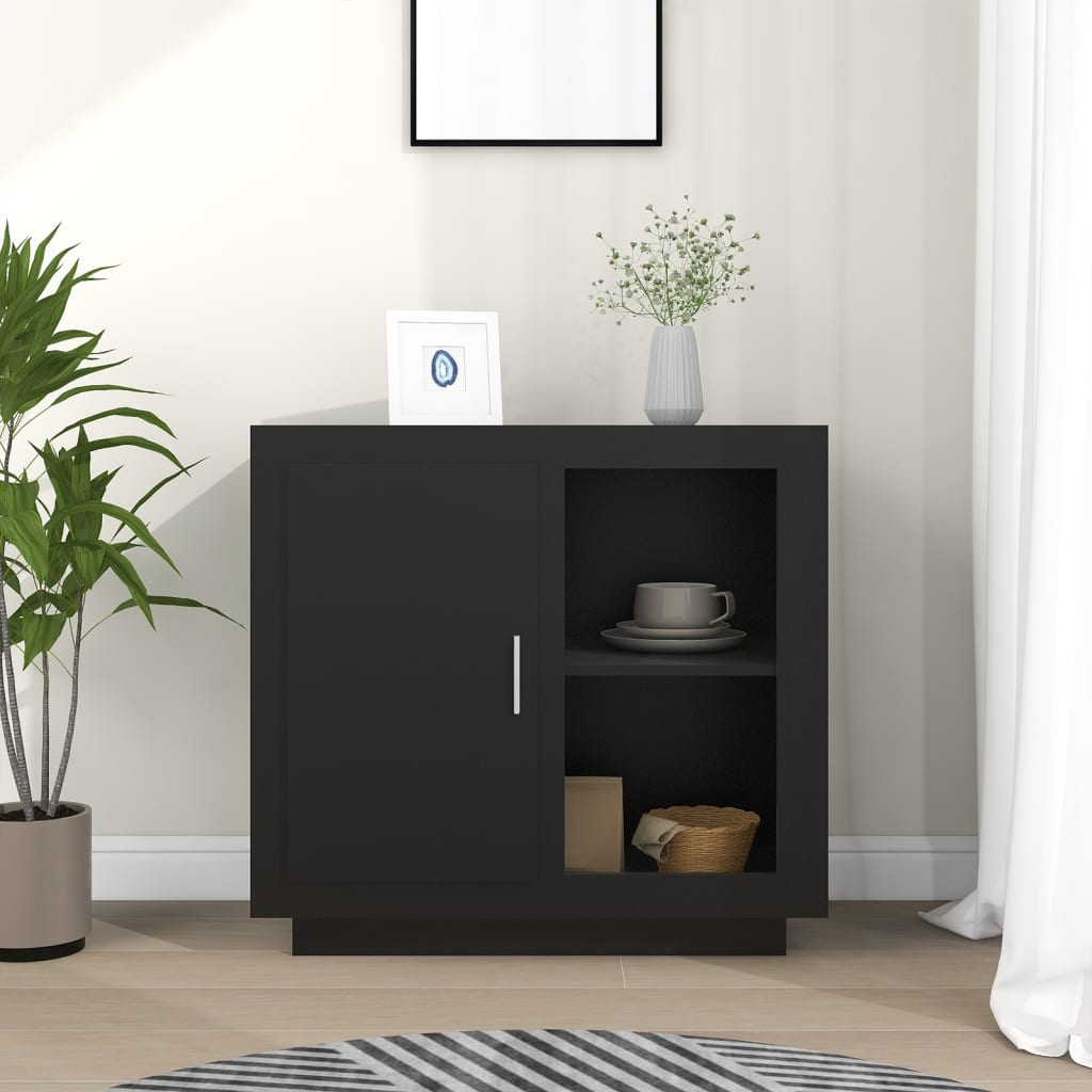 Senkki musta 80x40x75 cm - Sisustajankoti.fi